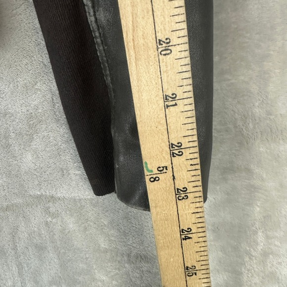 Marc New York Andrew Marc Leather Moto Jacket Anthracite Gray Size M - Picture 13 of 14